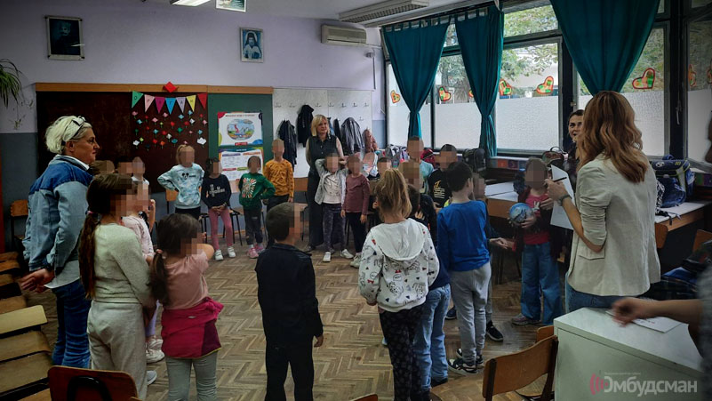 Radionica sa učenicima prvog razreda Osnovne škole „Prva vojvođanska brigada“ u Novom Sadu